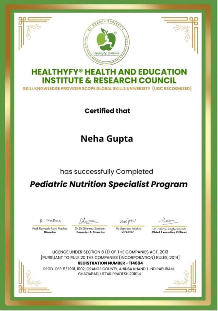 Pediatric Nutrition Specialist